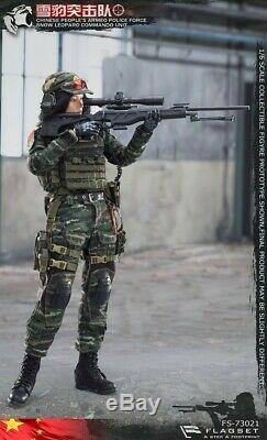 FLAGSET FS-73021 1/6 Figure China Snow Leopard Commando Female Sniper Shooter