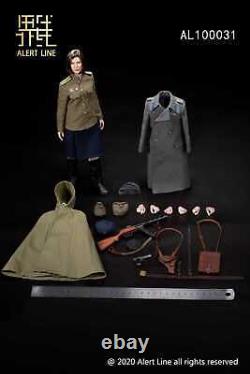 1/6 AL100031 WWII Soviet Army Alert Line NKVD 12 Female Action Figure Doll