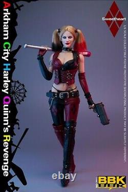 1/6 BBK BBK011 Arkham City Female Joker 12'' Action Figure Head Clothes Body Set