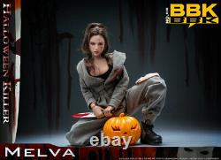 1/6 BBK Toys bbk008 Halloween Killer The Shape Melva Female Action Figure