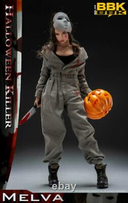 1/6 BBK bbk008 Halloween Killer The Shape Melva 12 Female Action Figure