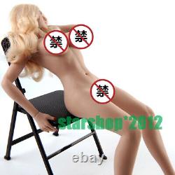 1/6 Flexible European Female Body Wheat Big Breast Inseparable Feet 12'' Doll
