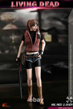 1/6 Hot Heart FD008 Ms. Red 2.0 Resident Evil Claire Redfield Female Figure Stock