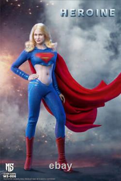 1/6 STAR MAN MS-006 Female Heroine Superman Head Clothes Set F 12''Figure Body
