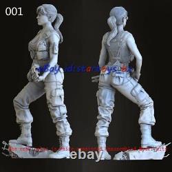 1/6 Sarah Connor 3D Printed Model Kit Unpainted Unassembled Female GK Small Base