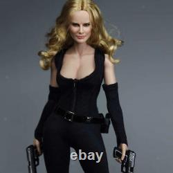 1/6 Scale Action Figure PVC 12'' Female Agent Model with Equipments Toys Set