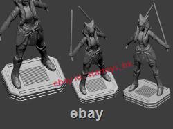 1/6 Scale Ashoka Figure 3D Printing Model Kit Unpainted Unassembled Female GK