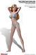 1/6 Seamless Female Body Action Figure Pale Asian Slim With Head Phicen For 12