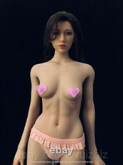 1/6 Silicon Seamless Female Figure Doll Tan M for Hottoys TBLeague US Seller