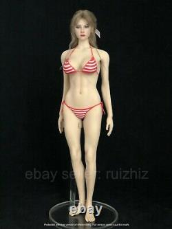 1/6 Silicone Seamless Female Figure Doll Tan L for Hottoy TBLeague US Seller