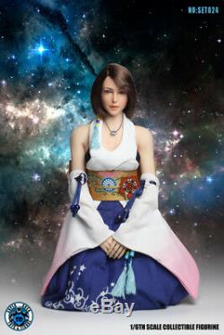 1/6 Super Duck SET024 FFX Final Fantasy X Yuna with TBLeague S10D Female Figure