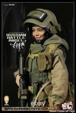 1/6 SuperMCTOYS x Facepool Female Action Figure Russian Battle Angel Anna M-082