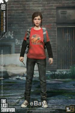 1/6 The Last of Us Ellie Female Survivor Figure Summer&Winnter Coat T-shirt Ver