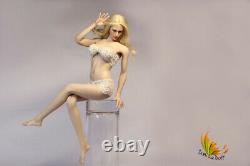 1/6 UD 4.0 Pale Large Breast Bust With Genitals Phicen Female Action Figure Body