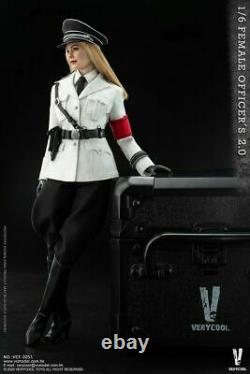 1/6 VERYCOOL VCF-2051 Female Officer 2.0 White Uniform Suit Action Figure Toy