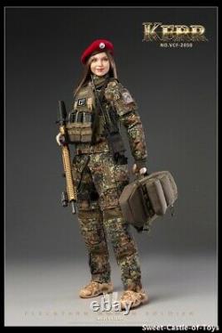1/6 VeryCool Female Action Figure Flecktarn Women Soldier Kerr VCF-2050 In Stock