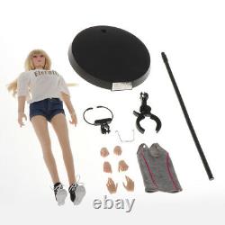 12'' Female Seamless Action Figures-Realistic Silicone Body Skin & Clothes-1/6