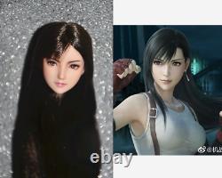 16 Final Fantasy Tifa Makeup Head Sculpt For 12'' Female PH LD UD Figure Body
