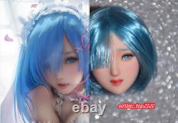 16 Obitsu Beauty Gir Blue Hair Head Sculpt For 12'' Female PH LD UD Figure Body