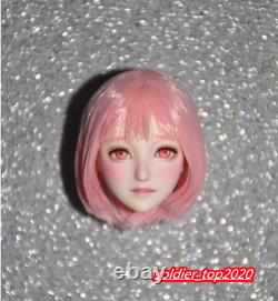 16 Obitsu Blushing Pink Girl Head Sculpt For 12'' Female PH LD UD Figure Body