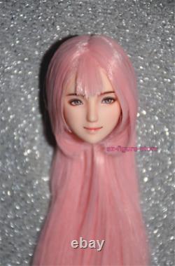 16 Pink Hair Beauty Girl Obitsu Head Sculpt Fit 12 Female PH TBL Figure Body