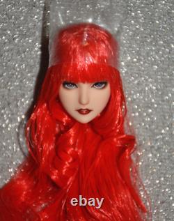 16 Red Hair Head Sculpt Fit 12 Female Obitsu PH HT UD Action Figure MOdel toys