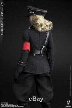 16 Scale Female Officer 2.0 Black Uniform VERYCOOL VCF-2036 Solider Figure Set