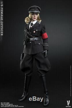 16 VERYCOOL VCF-2036 Female Officer Black Uniform 12'' Action Figure Doll