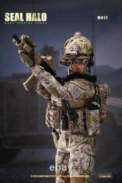 16 mini times toys M017 Seal Halo Navy Special Force Female Soldier Figure
