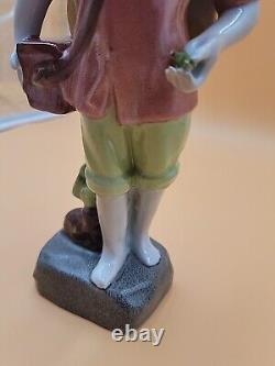 1960s Famille Rose Chinese Young Women Cultural Revolution Porcelain Figurine