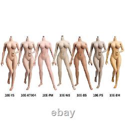 2 Set 1/6 Male & Female Seamless Body fit 12 Hot Toys Phicen Figure Head Sculpt