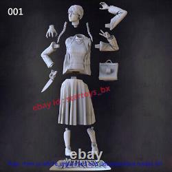 Addams 1/12 1/8 1/6 1/4 Unpainted 3D Printing Model Kit Unassembled Female 4 Ver