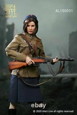 Alert Line 1/6 AL100031 WWII Soviet army NKVD Female Soldier Action Figure Toys