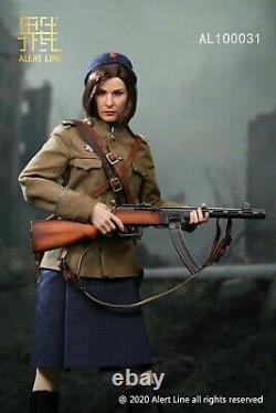 Alert Line AL100031 1/6 WWII NKVD Soviet Female Soldier Action Figure Model