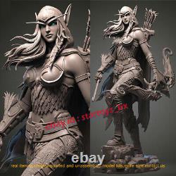 Alleria Female Archer 1/12 1/8 1/6 1/4 Unpainted Model Kit 3D Print Unassembled