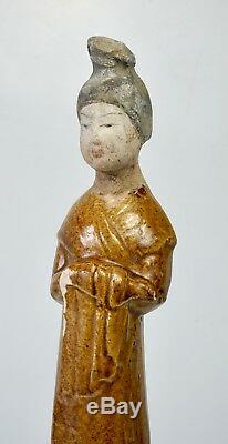 Ancient Chinese Glazed Female Figure China Tang Dynasty