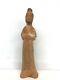 Antique Chinese Tang Dynasty Style Pottery Ceramic Standing Female Figure