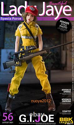 BBK 16th BBK012 GIJOE Lady Jaye Soldier Female Action Figure Collectible Toys