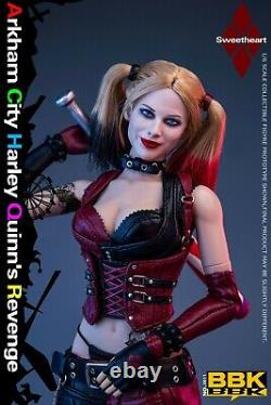 BBK BBK011 1/6 Arkham City Female Joker Head Clothes Body Action Figure Doll Toy