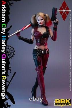 BBK BBK011 1/6 Arkham City Female Joker Head Clothes Body Action Figure Doll Toy