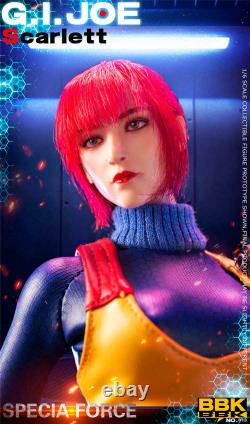 BBK BBK013 1/6 Red Hair Ver. GIJOE Female Soldier Figure 12inches Doll Toy Gift
