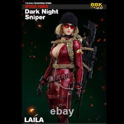 BBK BBK014 1/6 Dark Night Sniper Laila 12 Female figure Model Toys Gift