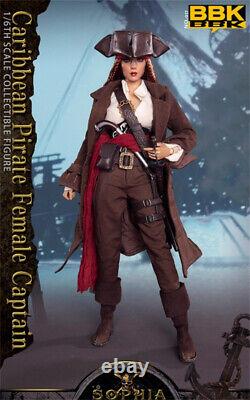 BBK BBK017 1/6 Caribbean Pirate Sophia Female Captain Action Figure New In Stock