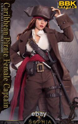 BBK BBK017 1/6 Caribbean Pirate Sophia Female Captain Action Figure New In Stock