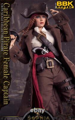 BBK BBK017 1/6 Caribbean Pirate Sophia Female Captain Action Figure New In Stock