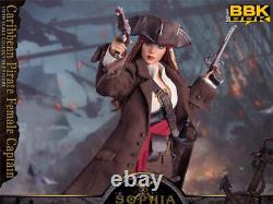 BBK BBK017 1/6 Caribbean Pirate Sophia Female Captain Action Figure New In Stock