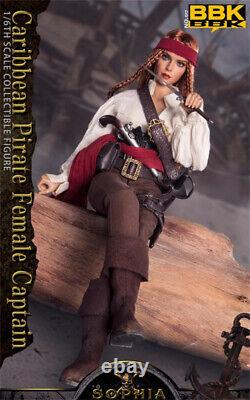 BBK BBK017 1/6 Caribbean Pirate Sophia Female Captain Action Figure New In Stock