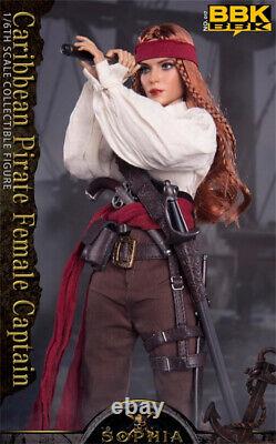 BBK BBK017 1/6 Caribbean Pirate Sophia Female Captain Action Figure New In Stock