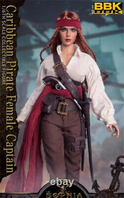 BBK BBK017 1/6 Caribbean Pirate Sophia Female Captain Action Figure New In Stock