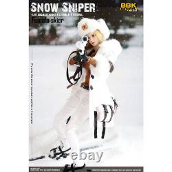 BBK BBK018 1/6 Snow Sniper Female Skier Action Figure Model Toys in stock
